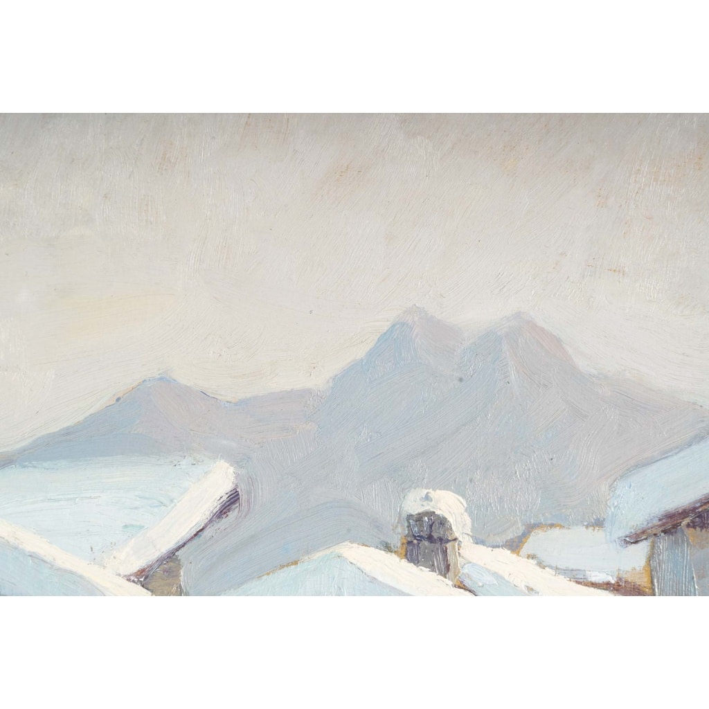 Jules Emile ZINGG (1882- 1942) Paysage de neige 8 Jules Emile ZINGG (1882- 1942) Paysage de neige 8