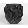 Maison Lalique France, Vase aux Dauphins, noir et numéroté. Edition limitée. 9