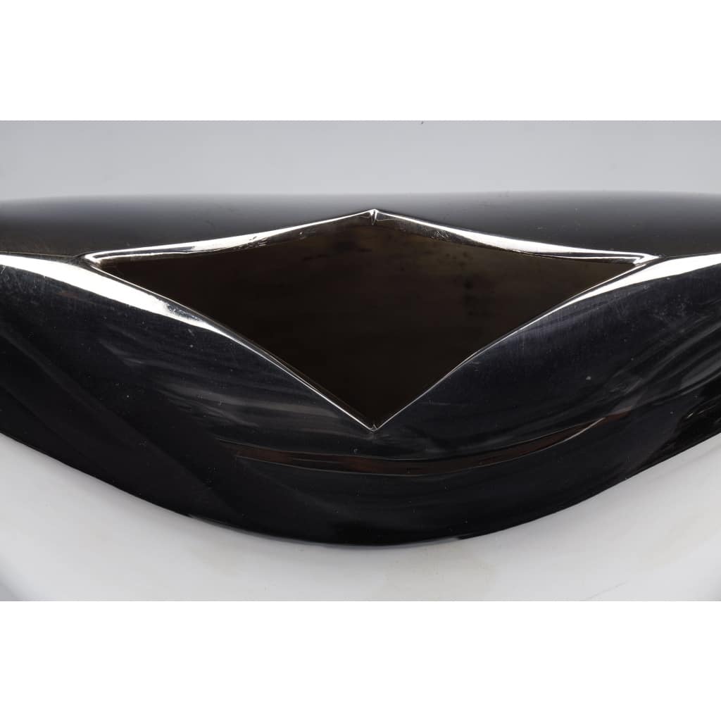 Gabriel DE VECCHI – VASE EN ARGENT MASSIF DESIGN ITALIEN XXè 8