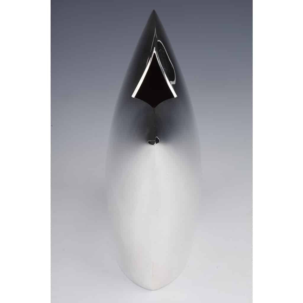 Gabriel DE VECCHI – VASE EN ARGENT MASSIF DESIGN ITALIEN XXè 13