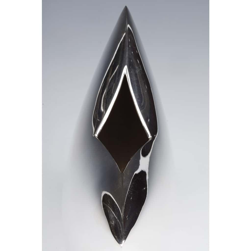 Gabriel DE VECCHI – VASE EN ARGENT MASSIF DESIGN ITALIEN XXè 14