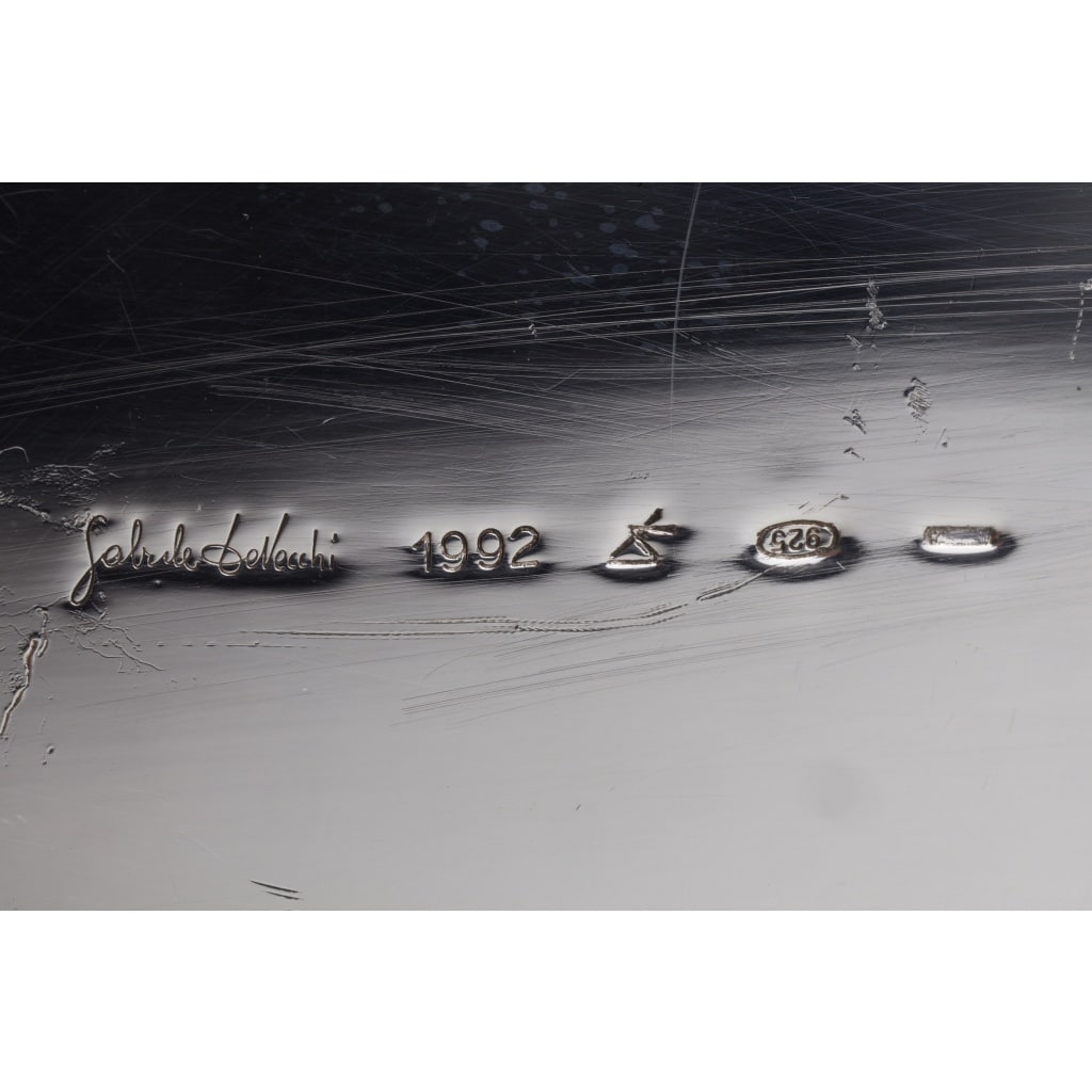 Gabriel DE VECCHI – VASE EN ARGENT MASSIF DESIGN ITALIEN XXè 21