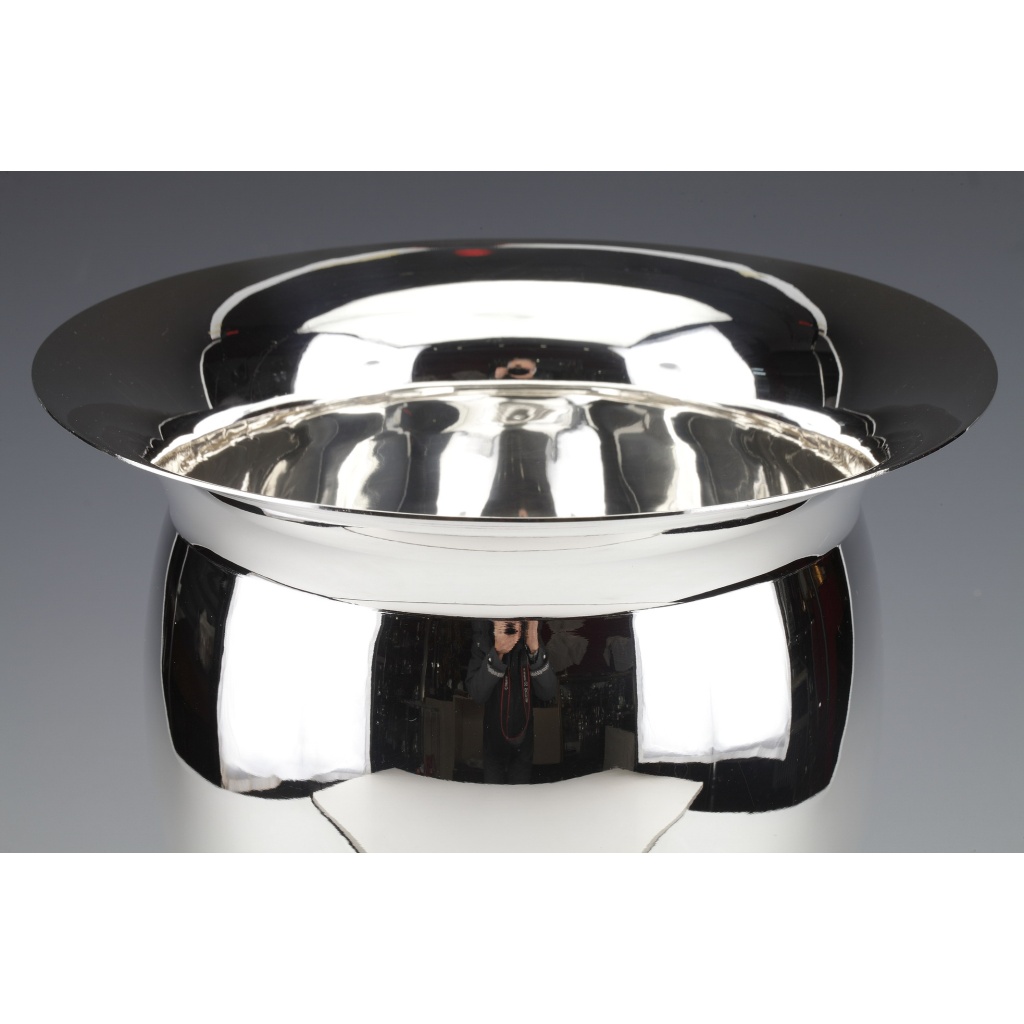 orfèvre Bruxellois SIMONET Vase argent massif 9 orfèvre Bruxellois SIMONET Vase argent massif 9