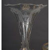 Garniture en cristal gravé et bronze doré, coupe et cornets, style Napoléon III, fin XIXᵉ siècle 11 Garniture en cristal gravé et bronze doré, coupe et cornets, style Napoléon III, fin XIXᵉ siècle 11
