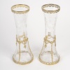 Une paire de vases en cristal et bronze doré, fin XIXème siècle 13
