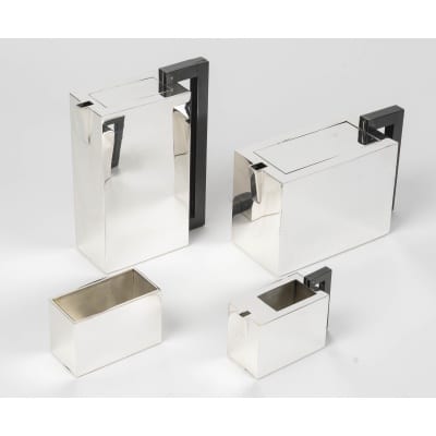 ARMANI CASA Service à thé et café moderniste, argent massif 1970/2000 2 ARMANI CASA Service à thé et café moderniste, argent massif 1970/2000 2