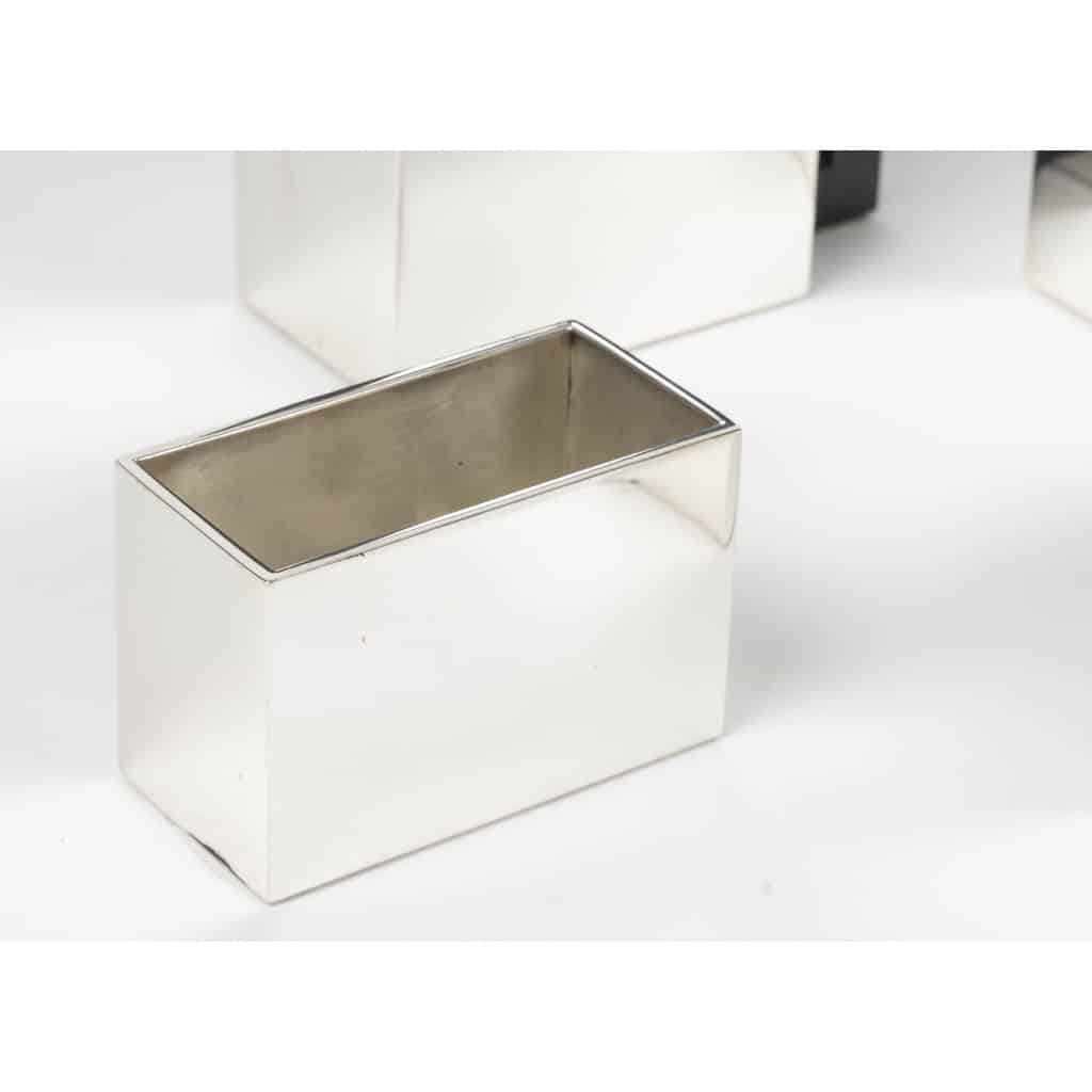 ARMANI CASA Service à thé et café moderniste, argent massif 1970/2000 23 ARMANI CASA Service à thé et café moderniste, argent massif 1970/2000 23