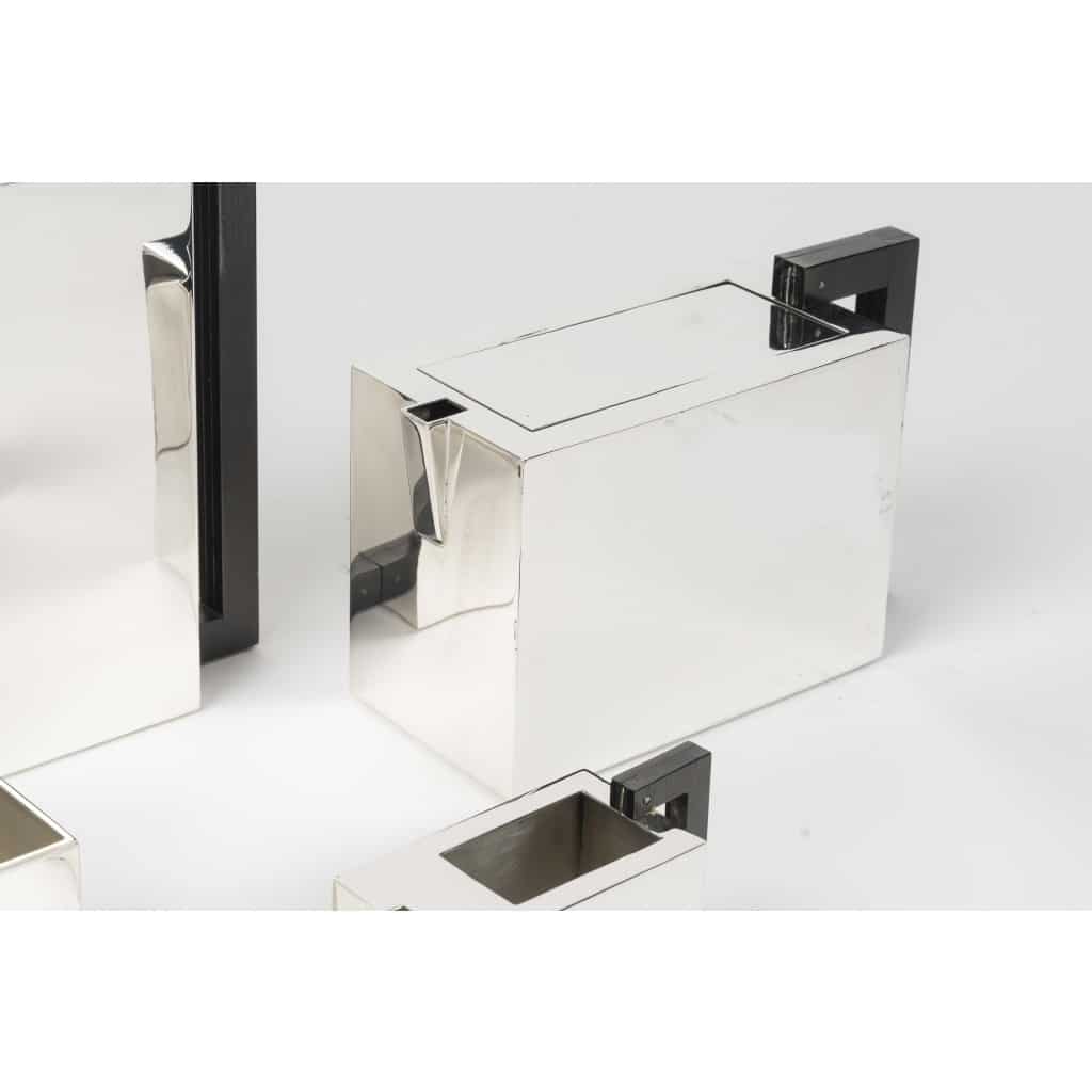 ARMANI CASA Service à thé et café moderniste, argent massif 1970/2000 25 ARMANI CASA Service à thé et café moderniste, argent massif 1970/2000 25