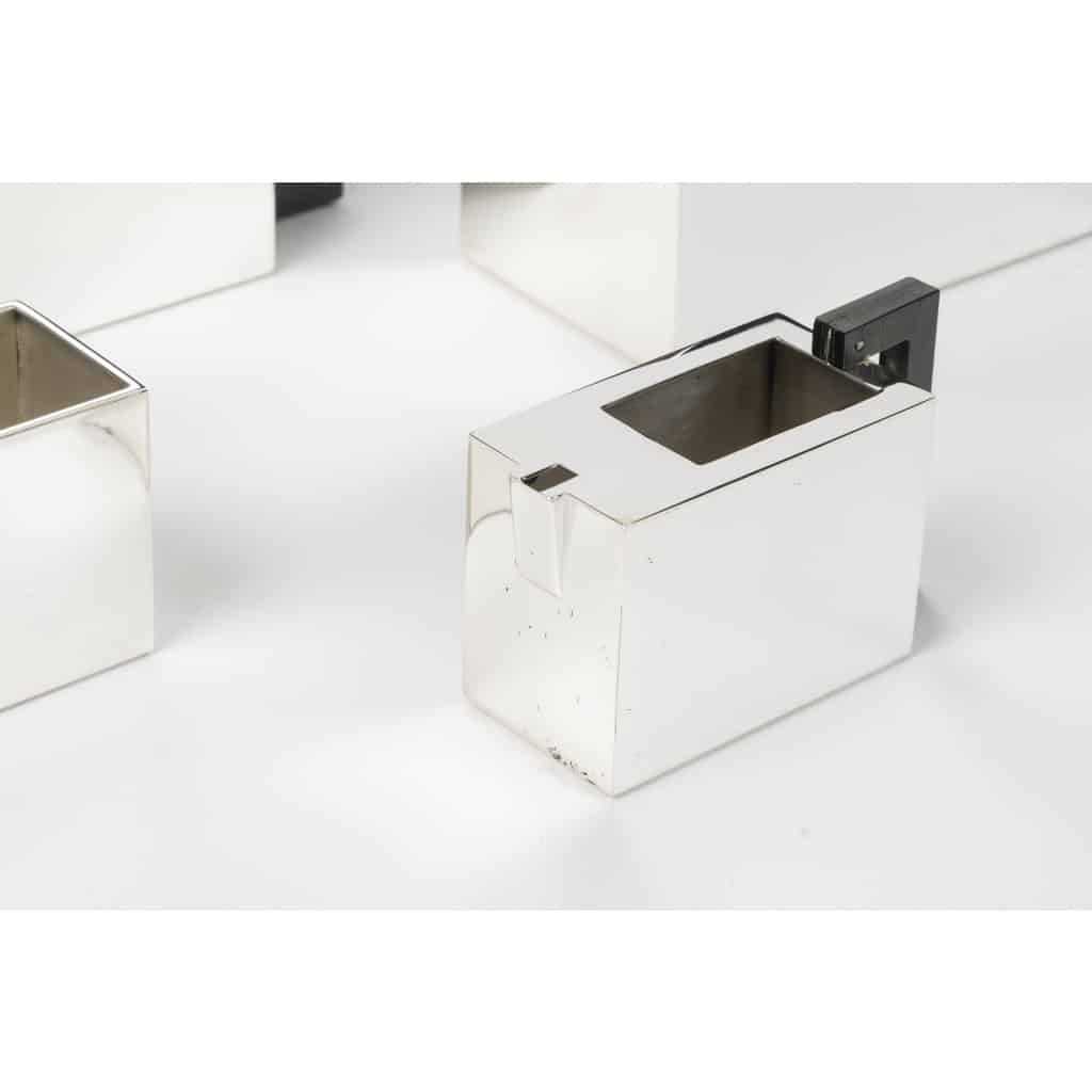 ARMANI CASA Service à thé et café moderniste, argent massif 1970/2000 26 ARMANI CASA Service à thé et café moderniste, argent massif 1970/2000 26