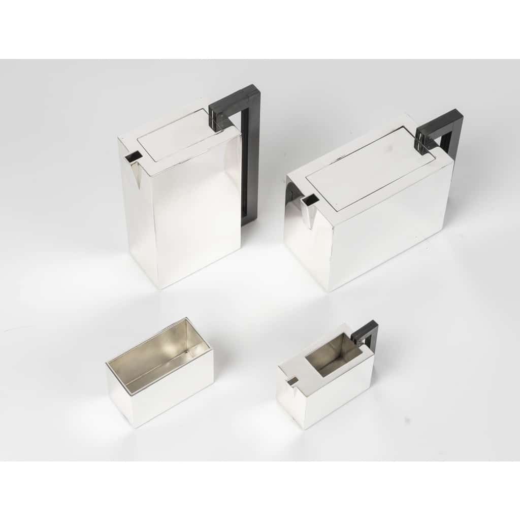 ARMANI CASA Service à thé et café moderniste, argent massif 1970/2000 27 ARMANI CASA Service à thé et café moderniste, argent massif 1970/2000 27