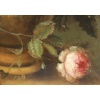 Un grand tableau de fleurs, huile sur toile, XXème siècle 20