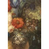 Un grand tableau de fleurs, huile sur toile, XXème siècle 18