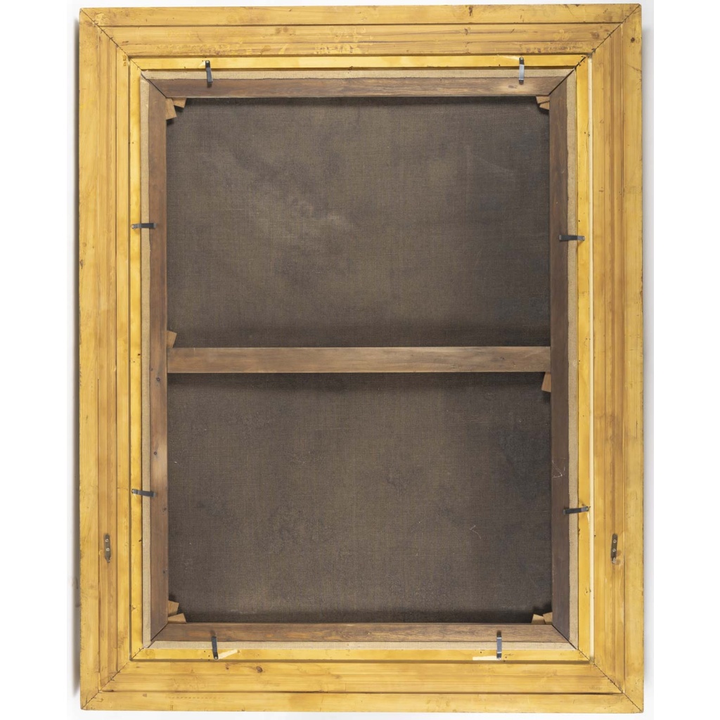 Un grand tableau de fleurs, huile sur toile, XXème siècle 3