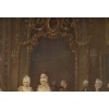 Un tableau huile sur toile scène galante , fin XIXème siècle 18