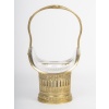 Un panier en cristal et ornementation en bronze doré, fin XIXème siècle 16