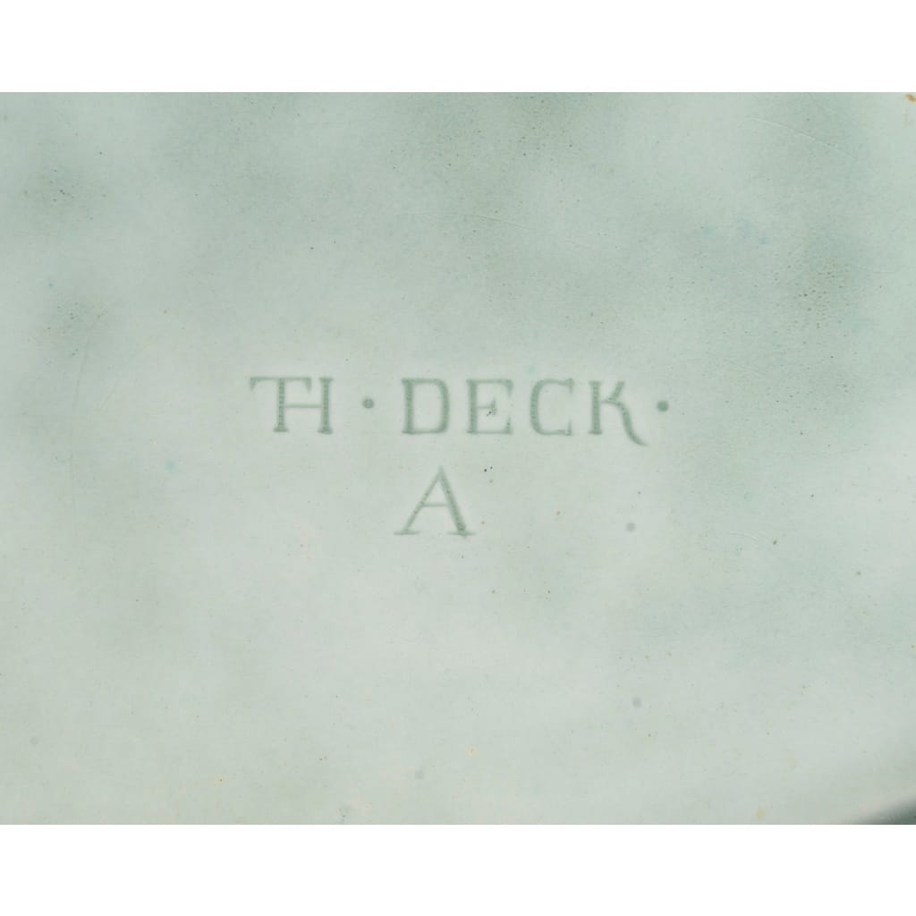 Théodore Deck (1823–1891) Coupe / jardinière en faïence circa 1875 9 Théodore Deck (1823–1891) Coupe / jardinière en faïence circa 1875 9