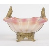 Une coupe en opaline rose et bronze doré, fin XIXème siècle 15