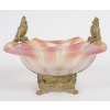Une coupe en opaline rose et bronze doré, fin XIXème siècle 12