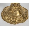 Paire de flambeaux en bronze doré style Rocaille, Palais Ducal de Nevers vers 1800-1820 18