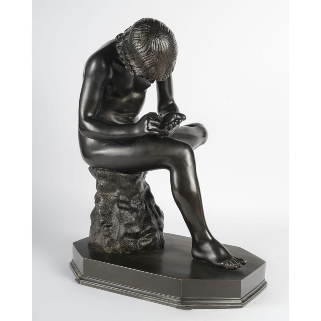 Tireur d&rsquo;épine en bronze, deuxième moitié du XIXème siècle. 2