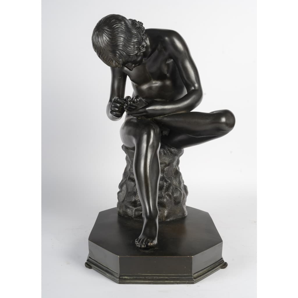 Tireur d&rsquo;épine en bronze, deuxième moitié du XIXème siècle. 4