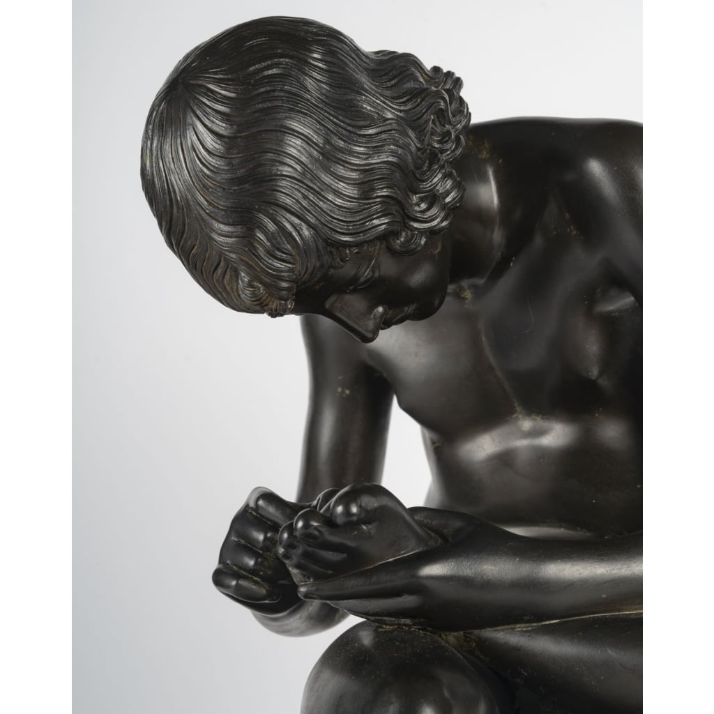 Tireur d&rsquo;épine en bronze, deuxième moitié du XIXème siècle. 9