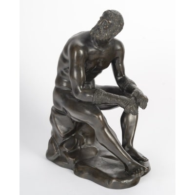 Le pugiliste des Thermes, Bronze, Fin XIXème 2 Le pugiliste des Thermes, Bronze, Fin XIXème 2