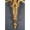 Paire d’Appliques en Bronze Ciselé à Deux Bras de Lumières de style Louis XVI vers 1820-1850 16 Paire d’Appliques en Bronze Ciselé à Deux Bras de Lumières de style Louis XVI vers 1820-1850 16