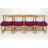 Guillerme et Chambron pour Votre Maison, Ensemble de 4 chaises 1960’s 14 Guillerme et Chambron pour Votre Maison, Ensemble de 4 chaises 1960’s 14