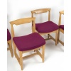 Guillerme et Chambron pour Votre Maison, Ensemble de 4 chaises 1960’s 15 Guillerme et Chambron pour Votre Maison, Ensemble de 4 chaises 1960’s 15