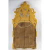 Miroir à parecloses d’époque Régence en bois sculpté et doré, vers 1715-1723 15