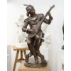 Sculpture – Le Troubadour , Émile Boisseau (1842-1923) – Bronze 14
