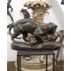Sculpture – Tigre Surprenant Une Antilope , Antoine – Louis Barye , F.Barbedienne – Bronze 19 Sculpture – Tigre Surprenant Une Antilope , Antoine – Louis Barye , F.Barbedienne – Bronze 19