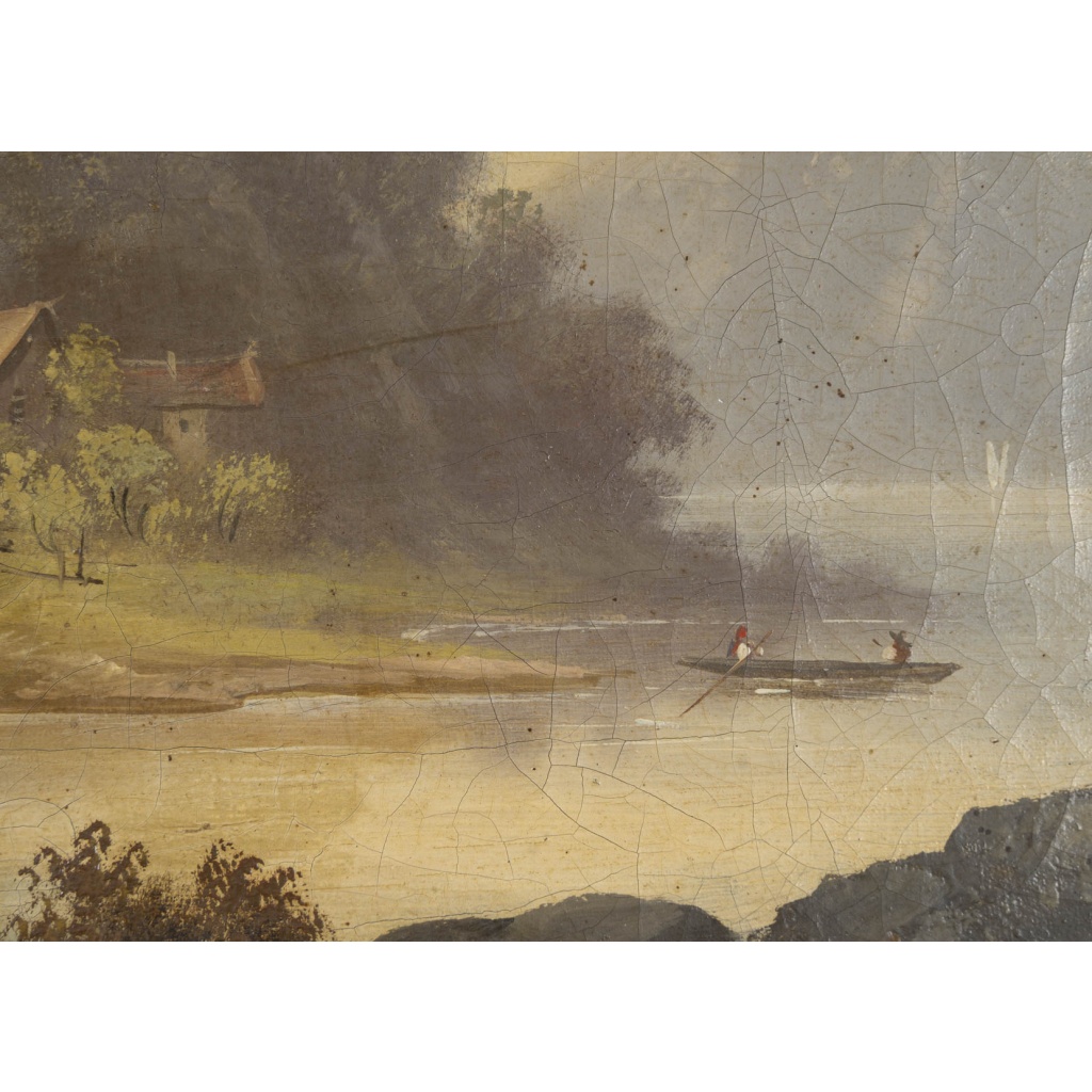 Un paysage de forêt, Josefine Griefenburg, XIXème siècle 9