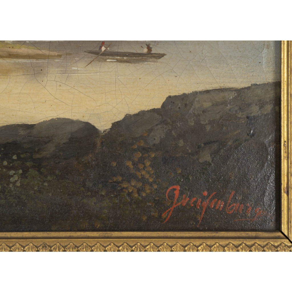 Un paysage de forêt, Josefine Griefenburg, XIXème siècle 8