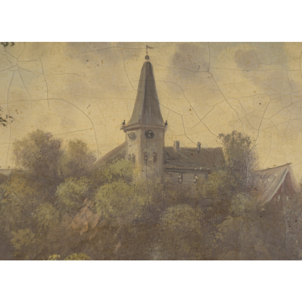 Un paysage de forêt, Josefine Griefenburg, XIXème siècle 5