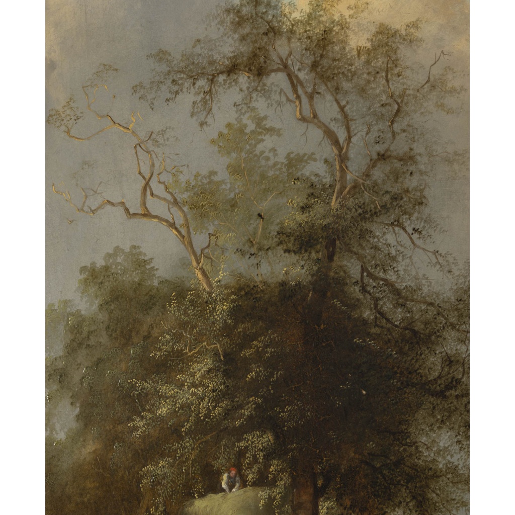 Ecole flamande, une paire de tableaux huile sur toile, XIXème siècle 15