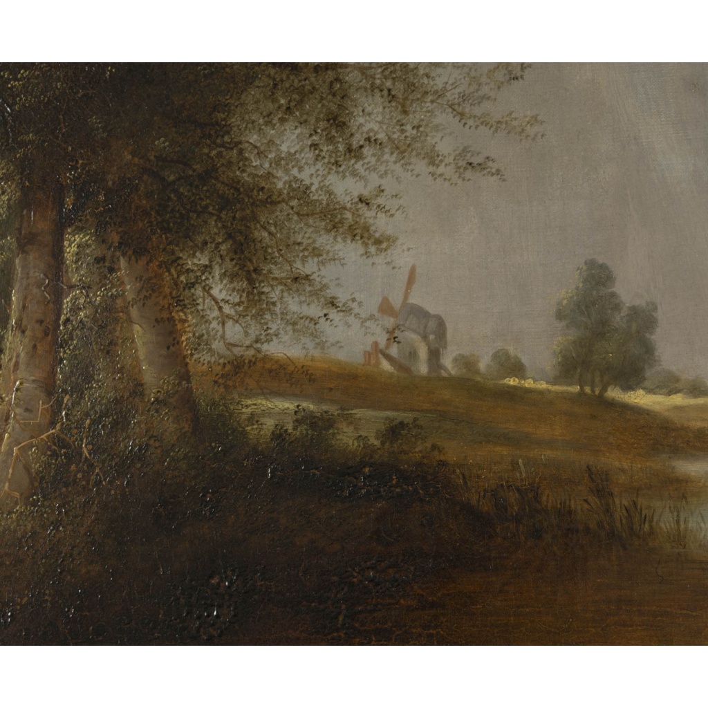 Ecole flamande, une paire de tableaux huile sur toile, XIXème siècle 14