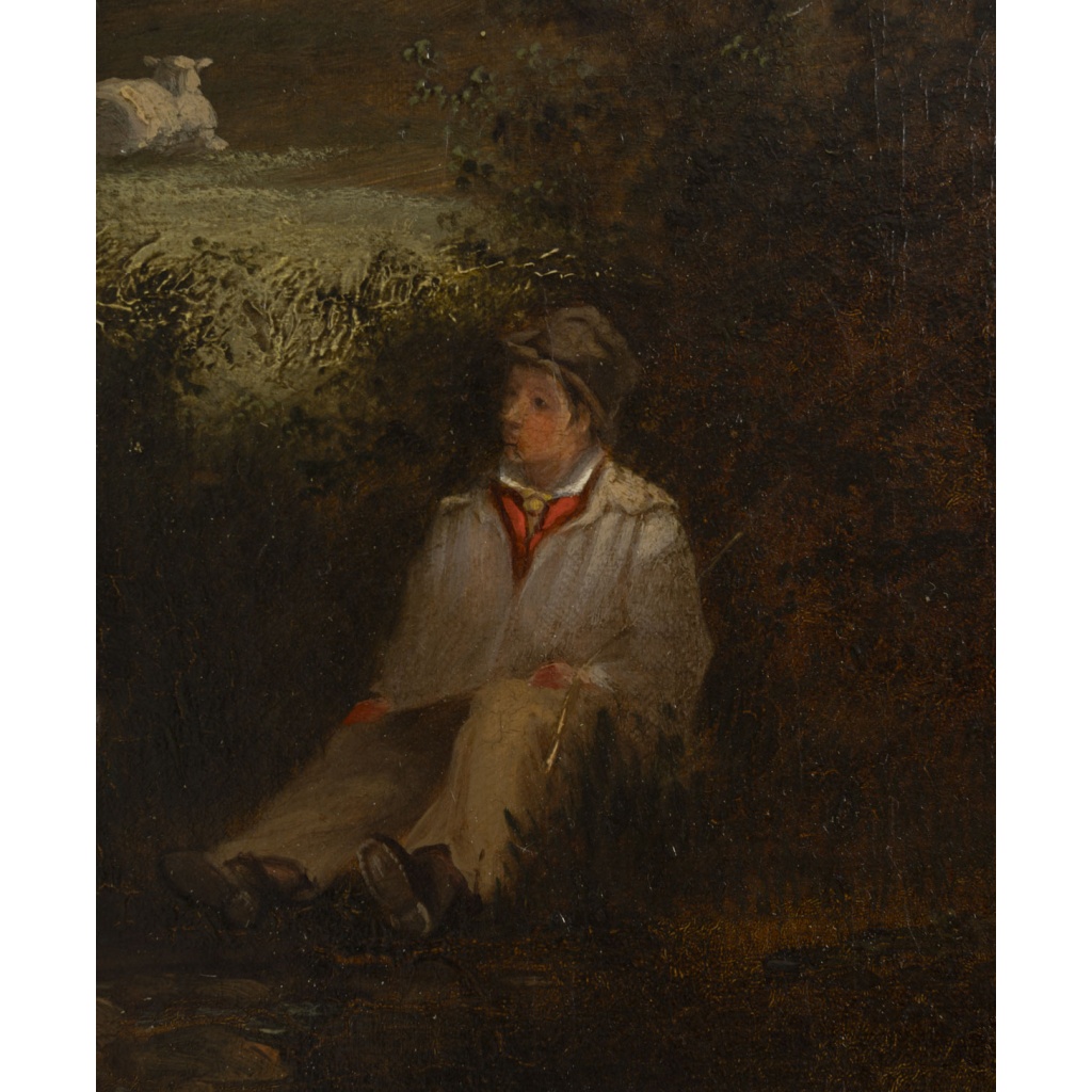 Ecole flamande, une paire de tableaux huile sur toile, XIXème siècle 8