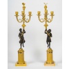 Paire de candélabres en bronze à décor de Figures à l’Antiques, époque Empire vers 1805-1810 21 Paire de candélabres en bronze à décor de Figures à l’Antiques, époque Empire vers 1805-1810 21