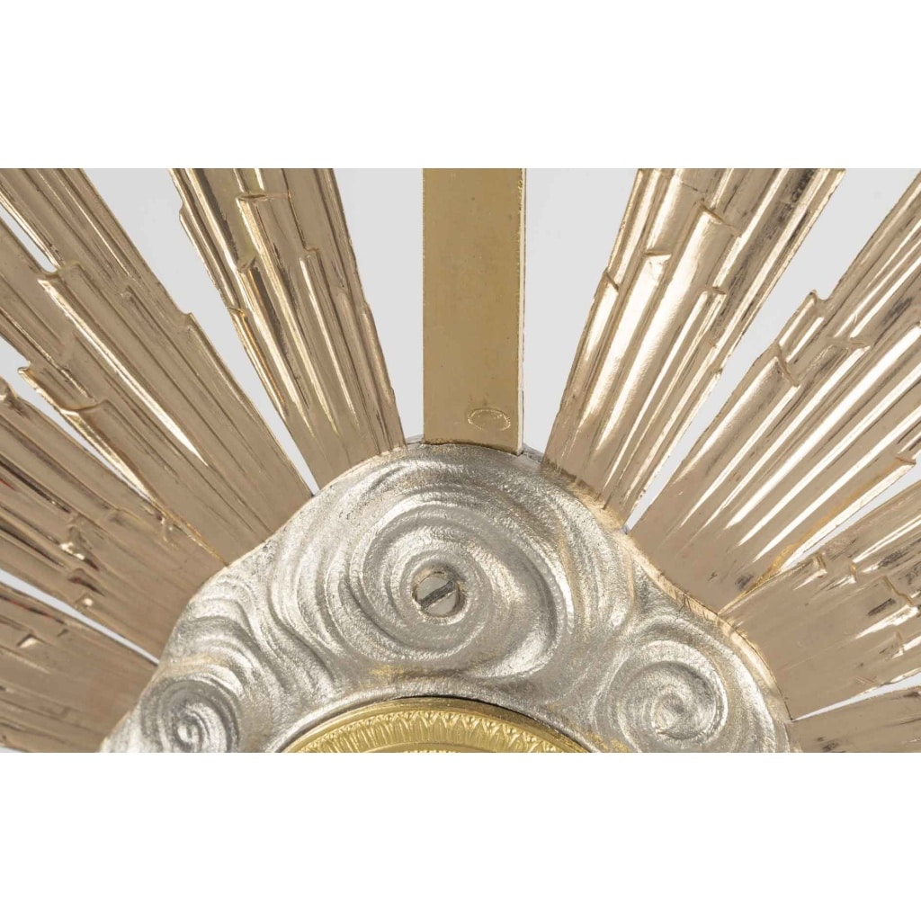 Ostensoir à décor de chérubins, d&rsquo;époque Napoléon III (1848-1870), XIXème siècle. 5