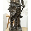Sculpture – Le Travail , Eugène Marioton (1857-1933) – Bronze 21