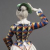 Paire d’Arlequins en porcelaine de Nymphenburg, époque XIXème. 24 Paire d’Arlequins en porcelaine de Nymphenburg, époque XIXème. 24