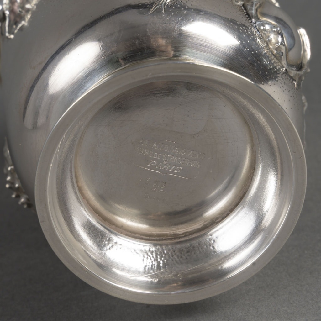 Vase en argent TALLOIS & MAYENCE, vers 1900. Art Nouveau 9 Vase en argent TALLOIS & MAYENCE, vers 1900. Art Nouveau 9