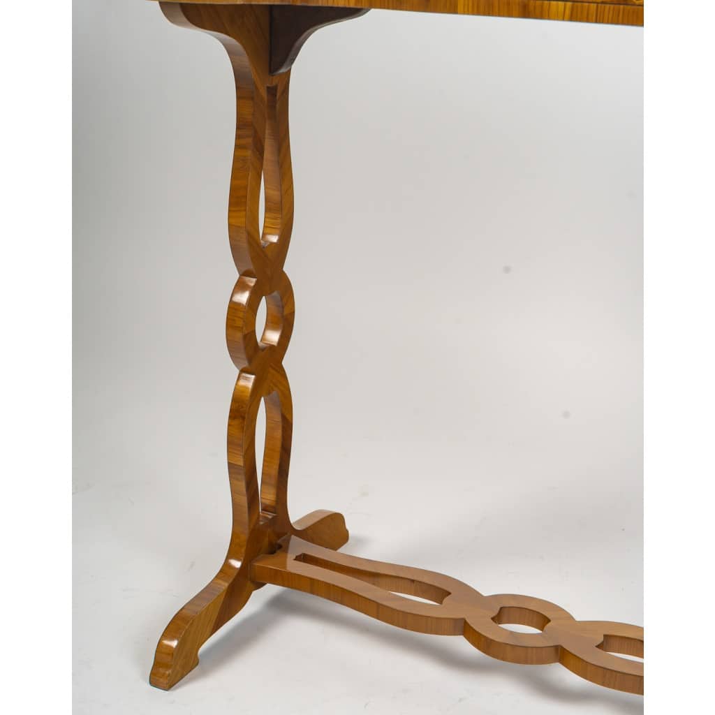 André-Louis Gilbert (1746–1809) – Table écritoire à marqueterie de chasse, vers 1775 10