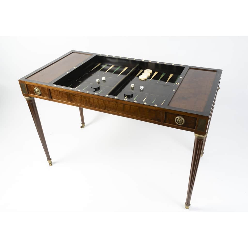 Tric-Trac d&rsquo;époque Louis XVI 18ème sècle 2
