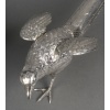 Orfèvre ESCHWEGE – Paire de Faisans en argent massif XXè 36