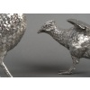 Orfèvre ESCHWEGE – Paire de Faisans en argent massif XXè 39