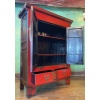 ARMOIRE ANCIENNE CHINOISE LAQUE ROUGE 28