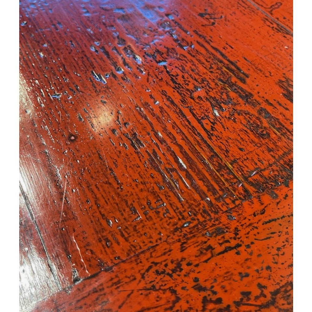 Buffet ancien chinois laque rouge 10